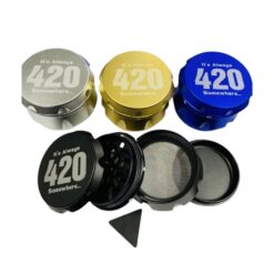 Moledor Aluminio 4P 63 mm 4:20 Colores